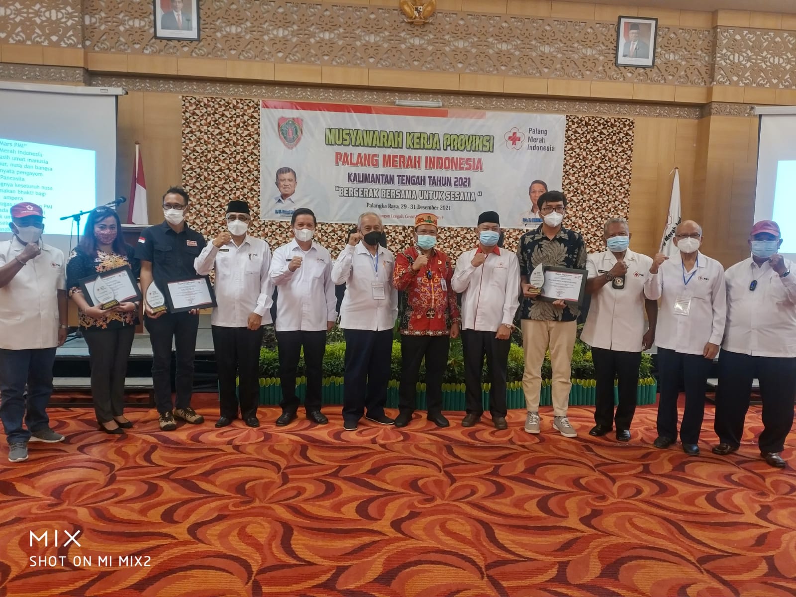 Pj. Sekda Prov. Kalteng H. Nuryakin Buka Musyawarah Kerja Provinsi PMI Tahun 2021