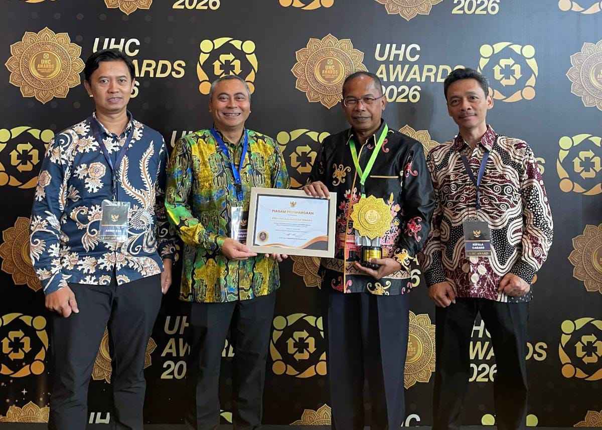 Konsisten Jamin Akses Kesehatan, Kalteng Raih UHC Award 2026