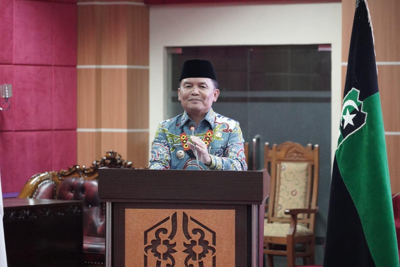 Gubernur Kalteng Agustiar Sabran Hadiri Pelantikan Pengurus HMI Cabang Palangka Raya Masa Bakti 2025–2026