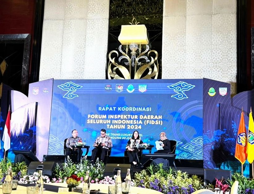 Inspektur Daerah Prov. Kalteng Hadiri Rakor FIDSI