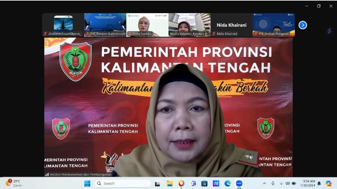 Asisten Ekbang Sri Widanarni Hadiri Rakor Persiapan Harvesting BBI/BBWI