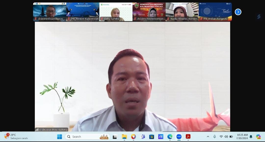 Asisten Ekbang Sri Widanarni Hadiri Rakor Persiapan Harvesting BBI/BBWI