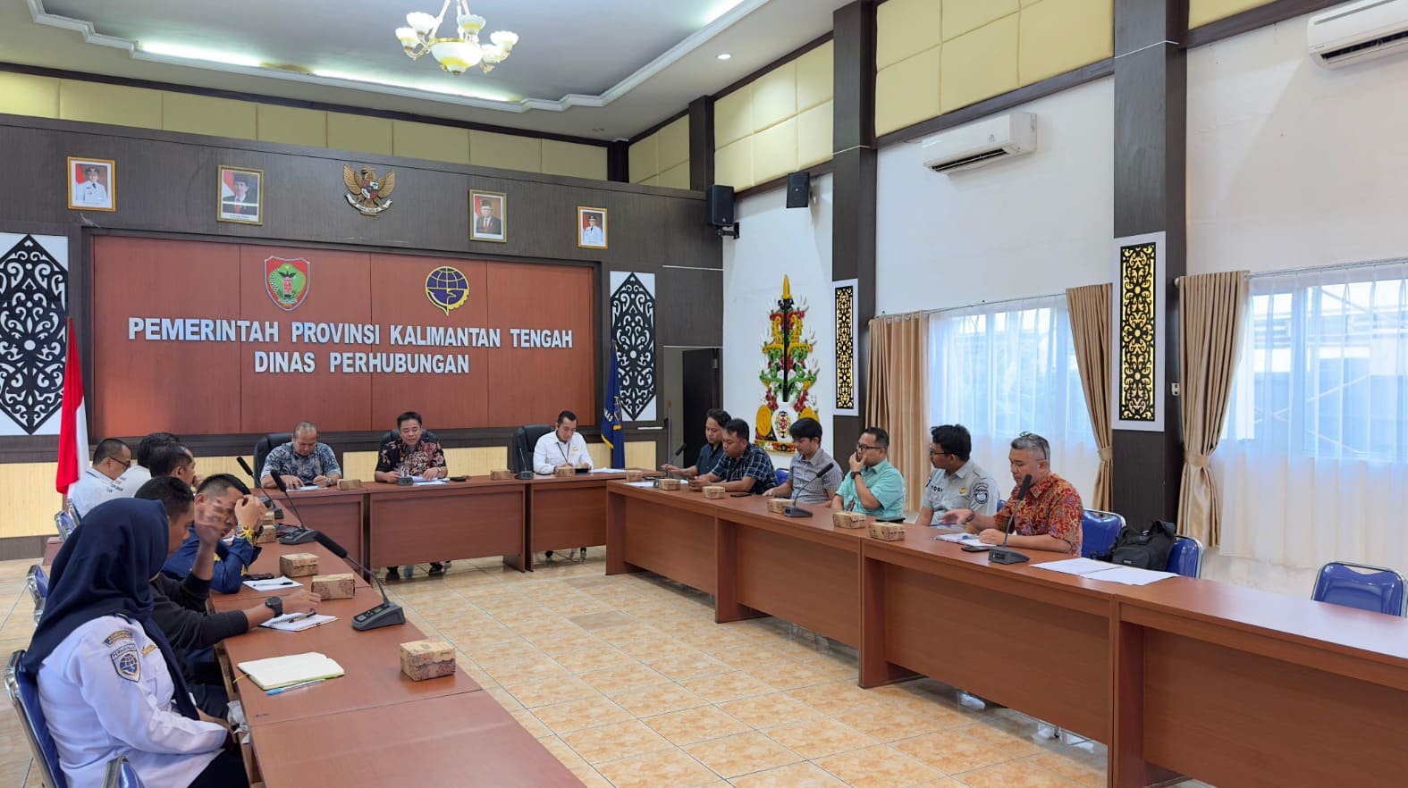Dishub Kalteng Adakan Rapat Pembahasan Upaya Peningkatan Koordinasi dan Sinergi