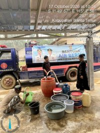 Pemprov Kalteng Kembali Salurkan 137.500 Liter Air Bersih ke Enam Kabupaten