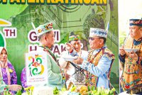 Gubernur Kalteng Agustiar Sabran Pimpin Upacara Peringatan Hari Jadi ke-23 Kabupaten Katingan