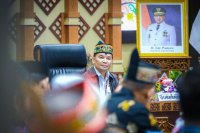 Gubernur Agustiar Sabran Bersama Wagub Edy Pratowo Hadiri Rakor Pemerintah Daerah Se-Kalteng