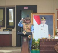 Gubernur Kalteng Agustiar Sabran Hadir pada Penandatanganan Nota Kesepakatan Hibah Rindam XXII/Tambun Bungai
