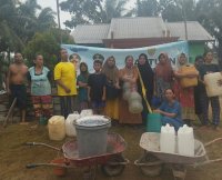 185.100 Liter Air Bersih Disalurkan kepada Masyarakat di 11 Kabupaten se-Kalimantan Tengah